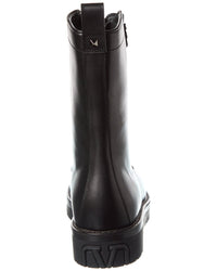 Valentino Rockstud Leather Combat Boot