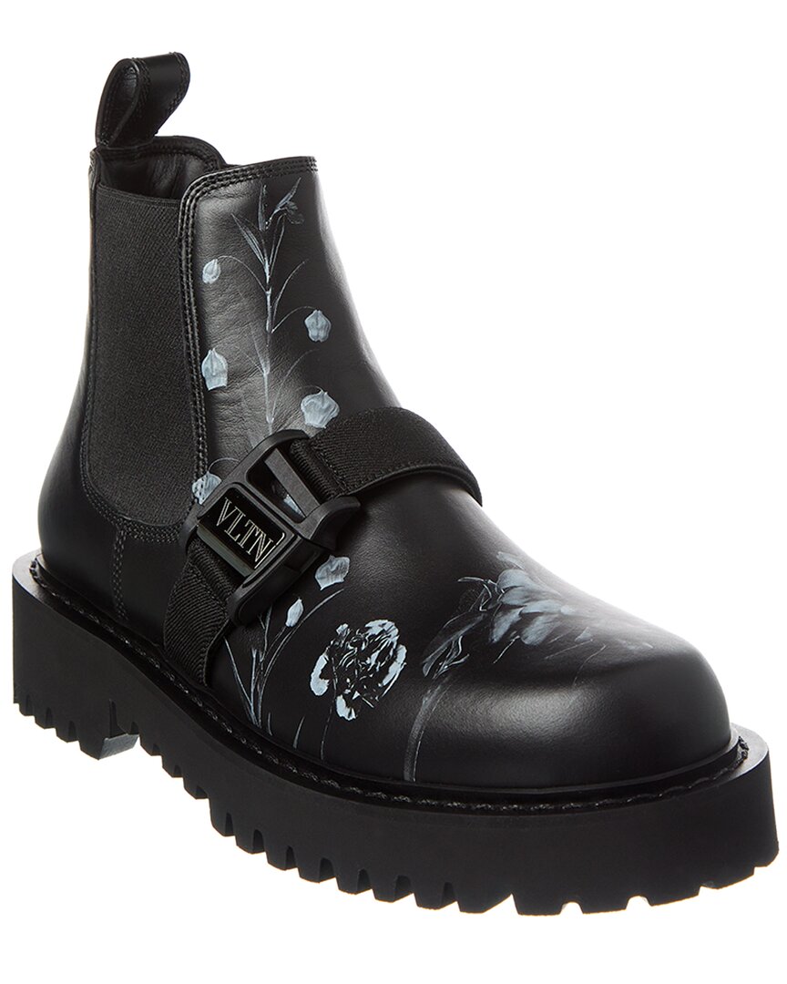 Valentino Vltn Leather Boot