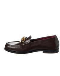 Valentino Vlogo Chain Leather Loafer