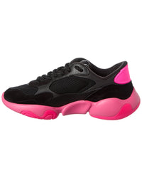Valentino Vlogo Mesh & Leather Sneaker