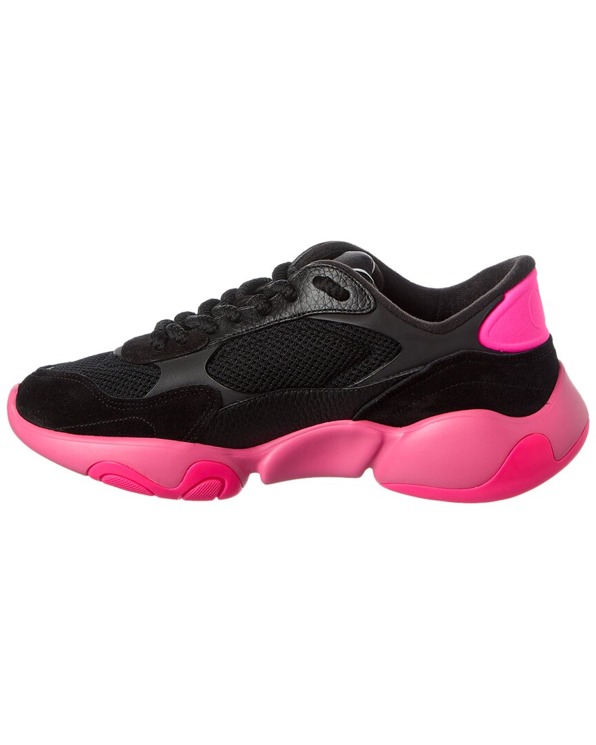 Valentino Vlogo Mesh & Leather Sneaker