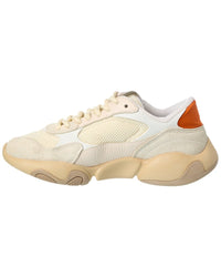 Valentino Valentino Vlogo Mesh & Leather Sneaker