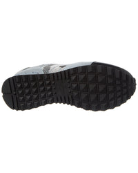 Valentino Camo Knit & Suede Sneaker