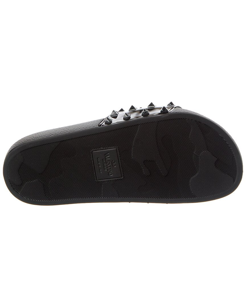 Valentino Vlogo Rubber Slide