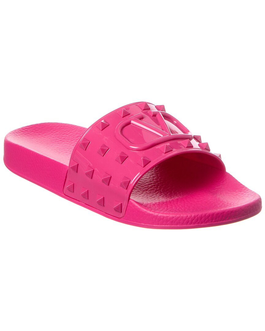 Valentino Vlogo Rubber Slide