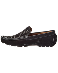 Donald Pliner Damiano Woven Leather & Suede Loafer