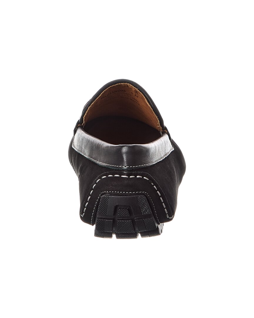 Donald Pliner Damiano Woven Leather & Suede Loafer