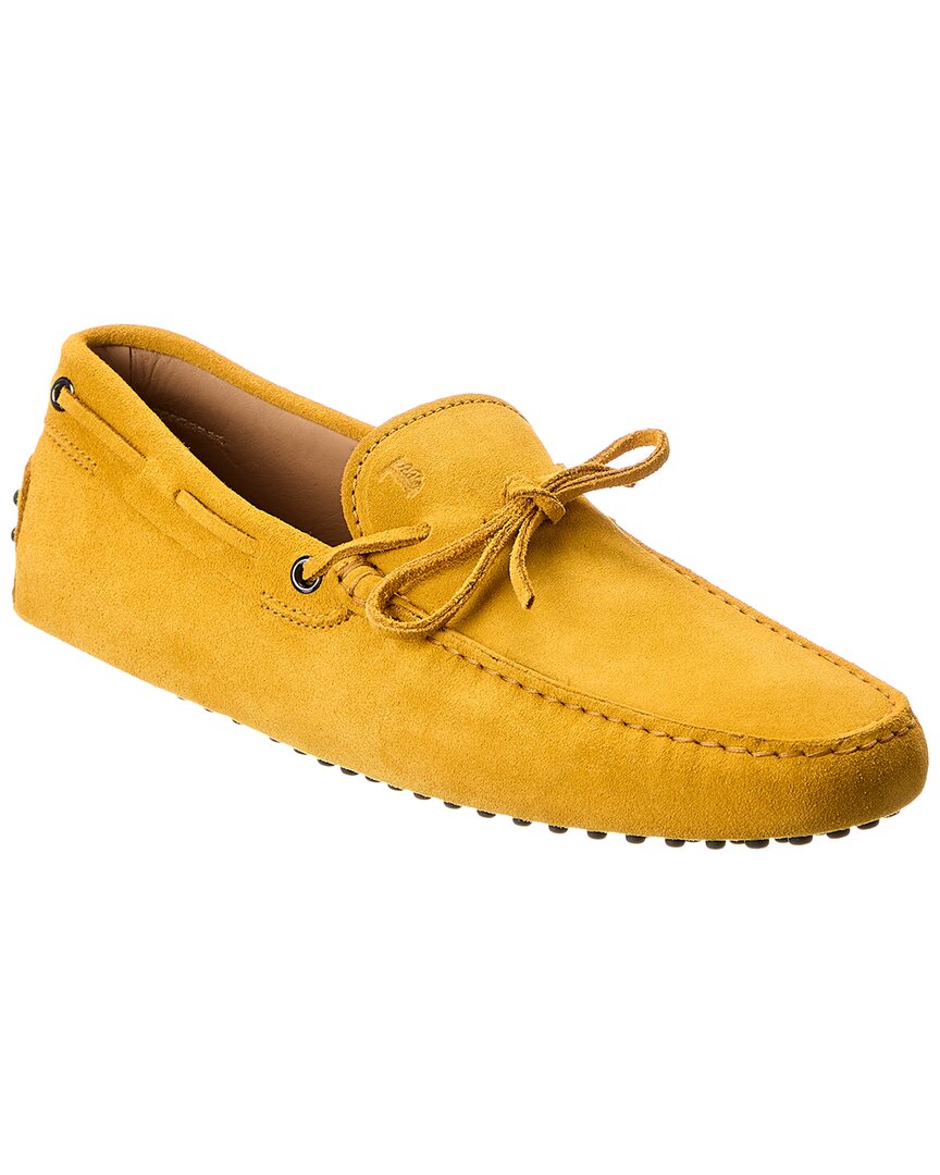 Tod’S New Gommino Suede Loafer Yellow