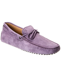 Tod’S New Gommini Suede Loafer Purple