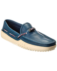 Tod’S Leather Loafer Blue
