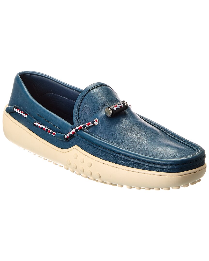 Tod’S Leather Loafer Blue