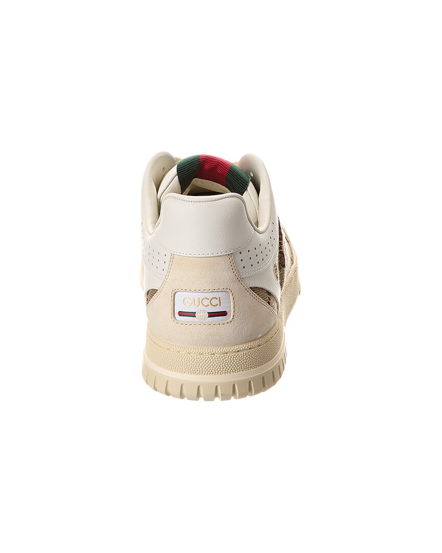 Gucci Re-Web Gg Canvas & Leather Sneaker