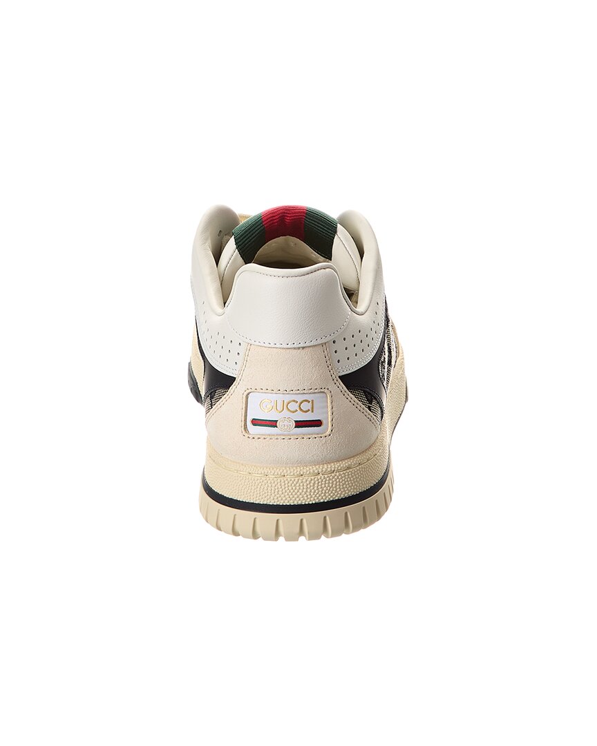 Gucci Re-Web Gg Canvas & Leather Sneaker