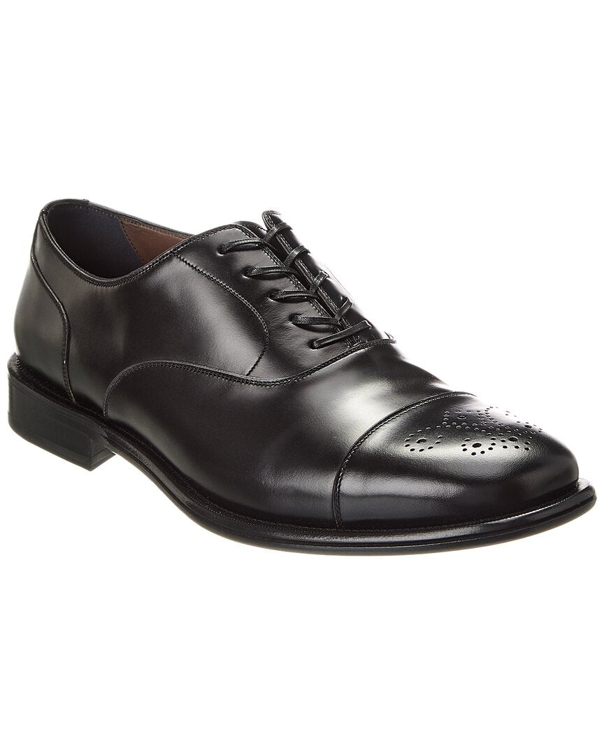 Ferragamo Maxime Appaloosa Leather Dress Shoe