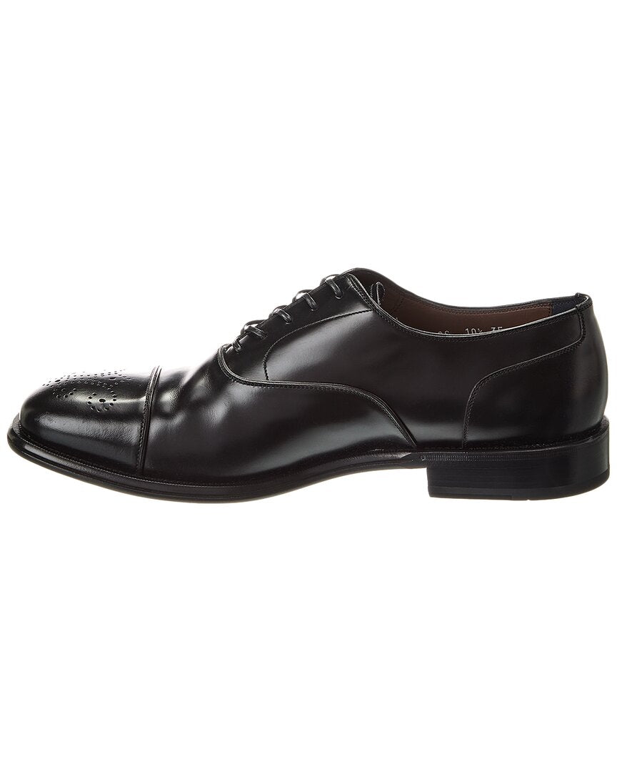 Ferragamo Maxime Appaloosa Leather Dress Shoe