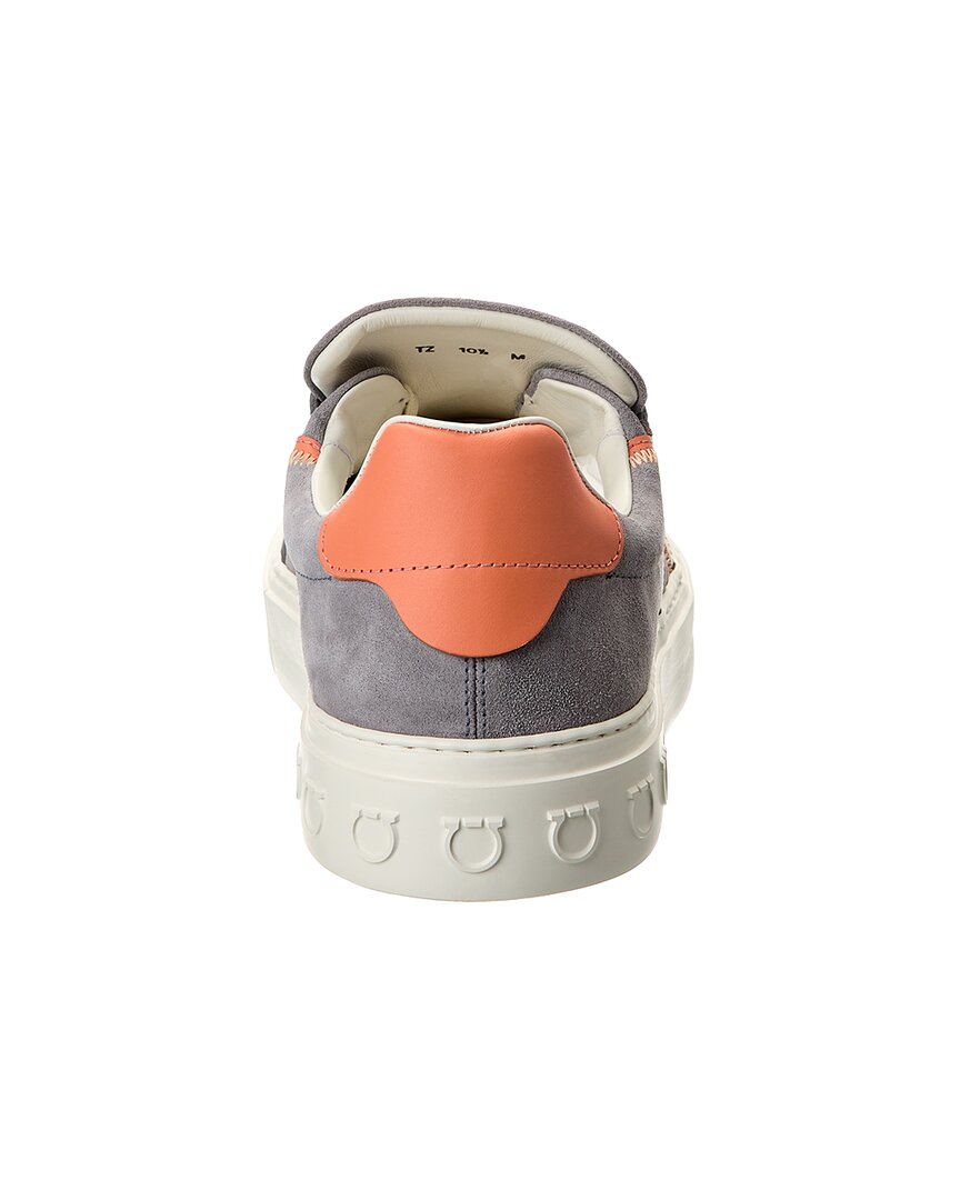 Ferragamo Ferragamo Borg 5 Suede & Leather Sneaker