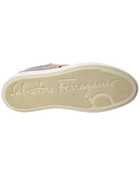 Ferragamo Ferragamo Borg 5 Suede & Leather Sneaker