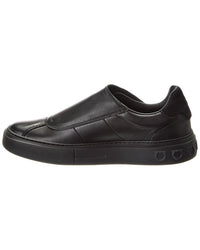 Ferragamo Lima Vit Saddle Sport Costa Leather Sneaker