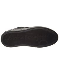 Ferragamo Lima Vit Saddle Sport Costa Leather Sneaker