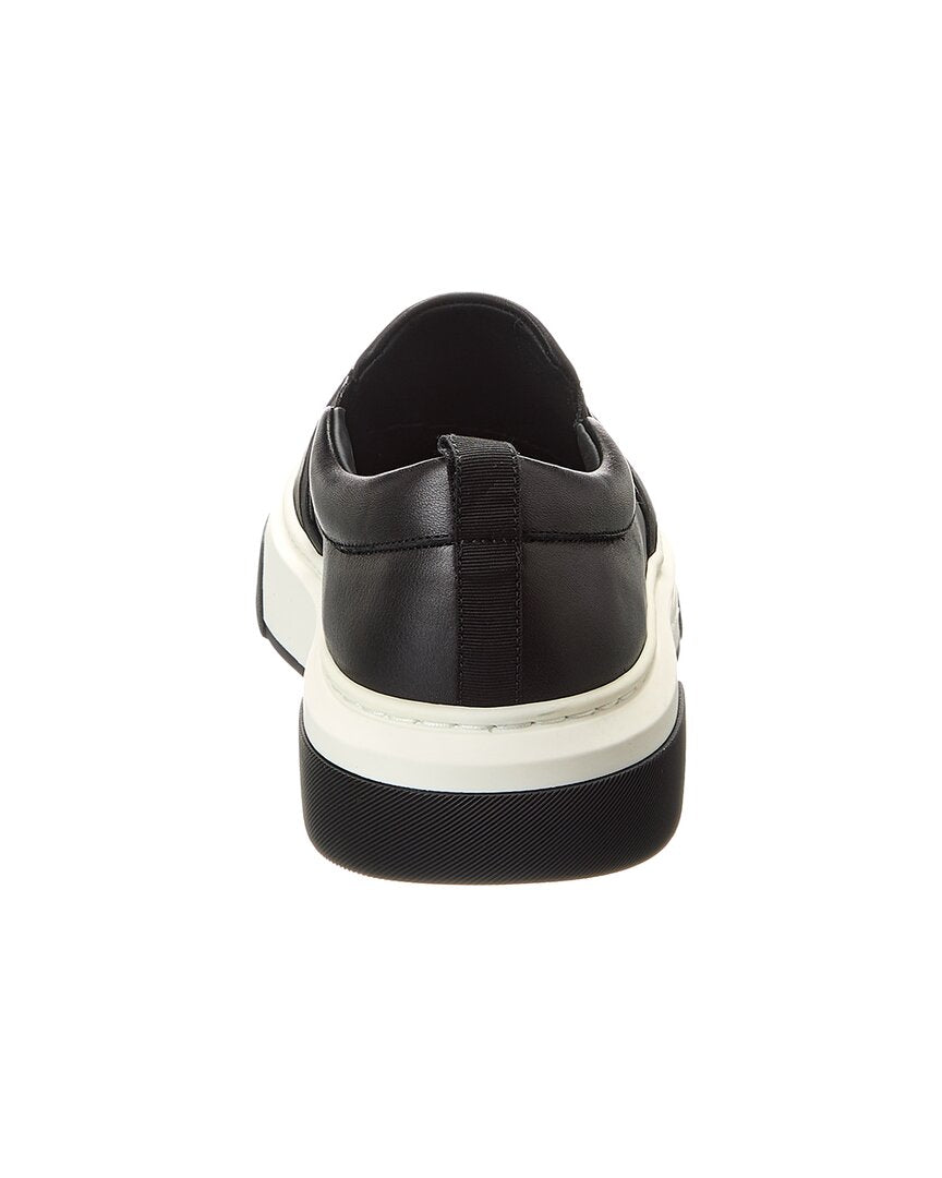 Ferragamo Cassina Saddle Leather Sneaker