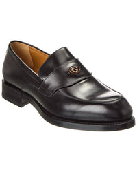 Gucci Interlocking G Leather Loafer Black