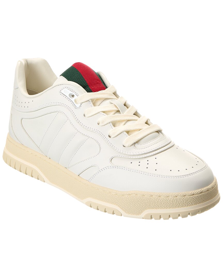 Gucci Re-Web Leather Sneaker White