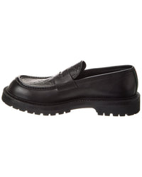 Gucci Web Leather Loafer