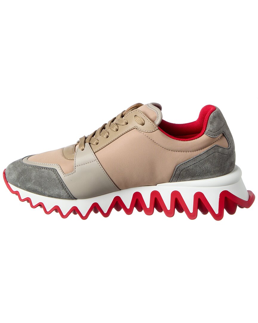 Christian Louboutin Nastroshark Leather & Nylon Sneaker