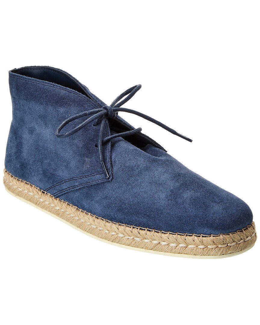 Tod’S Suede Bootie Blue