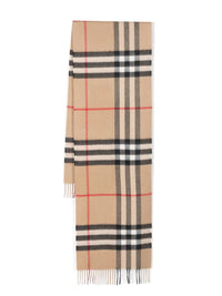 BURBERRY LONDON ENGLAND Check Cashmere Scarf Women