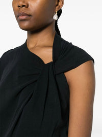 ISABEL MARANT Isabel Marant Women Nayda Knot-Detail Asymmetric T-Shirt