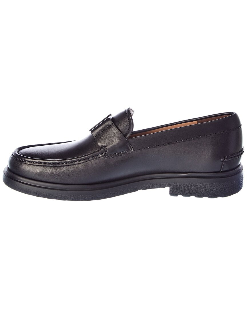 Ferragamo Vara Ornament Leather Loafer