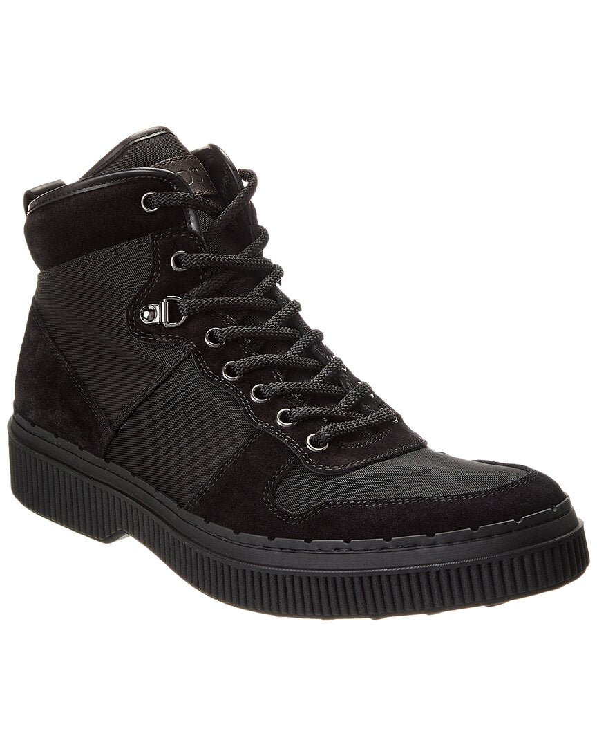 Tod's Suede-Trim Boot