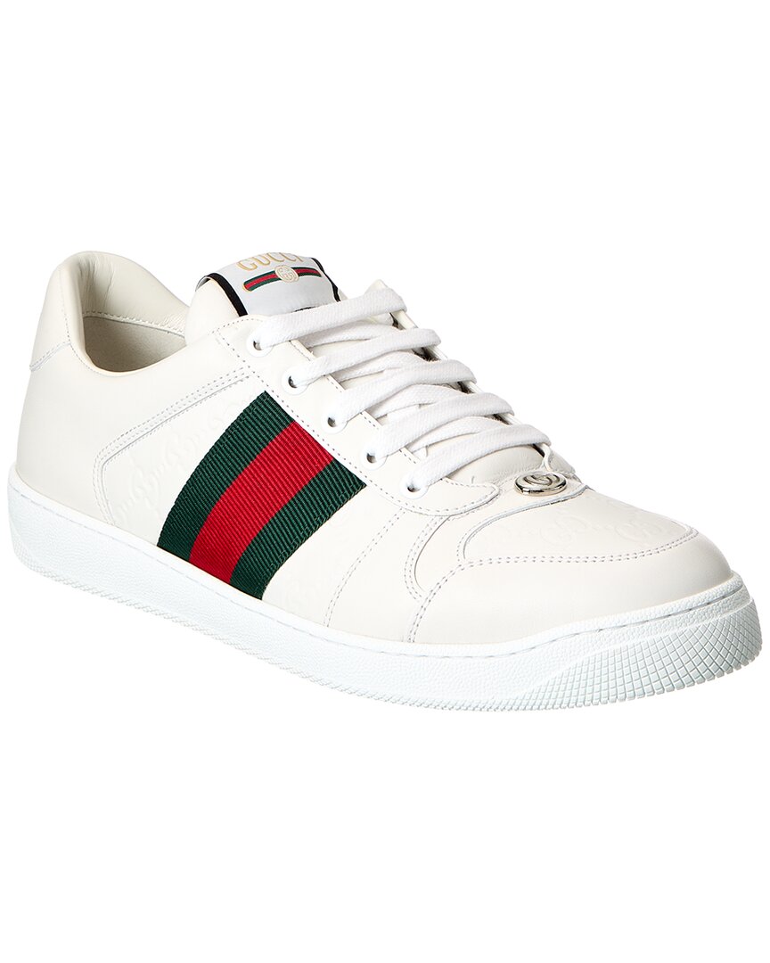 Gucci Screener Trainer Leather Sneaker