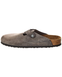 Birkenstock Boston Bs Leather Clog, 46, Grey