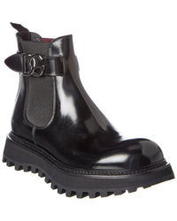Dolce & Gabbana Bernini Leather Boot Black