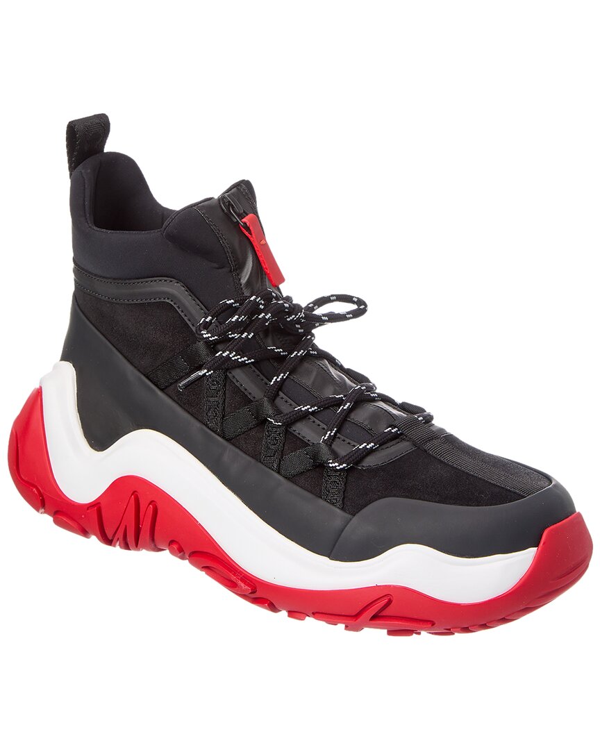 Christian Louboutin Anapur Leather & Rubber Sneaker Black