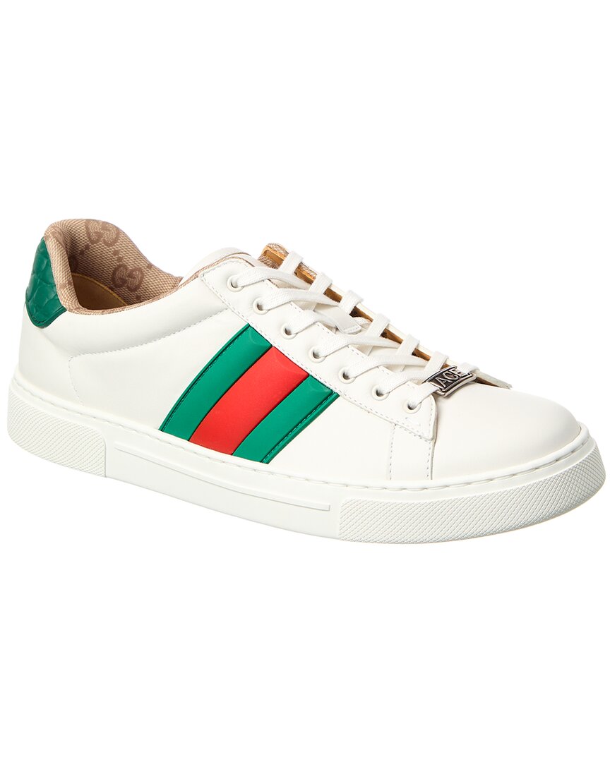 Gucci Ace Leather Sneaker White