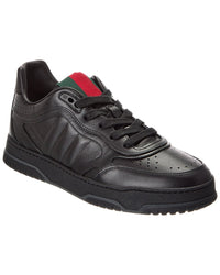 Gucci Re-Web Leather Sneaker Black