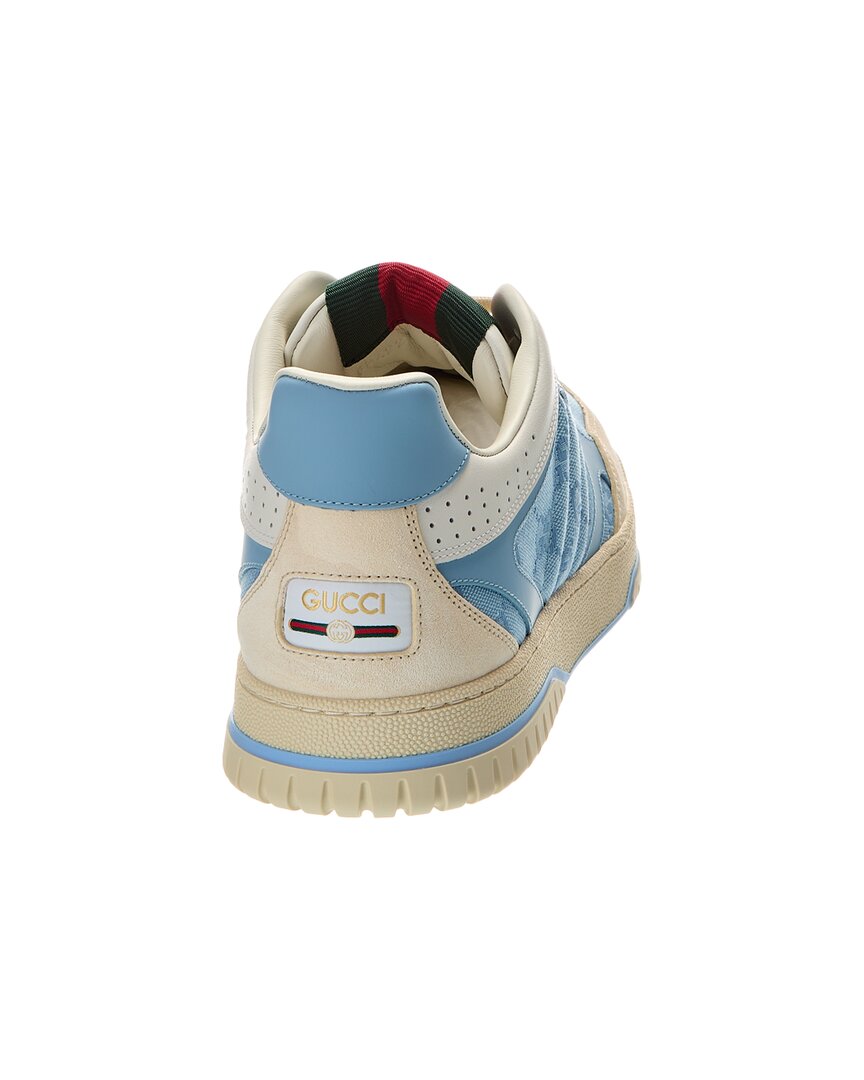 Gucci Re-Web Gg Canvas & Leather Sneaker