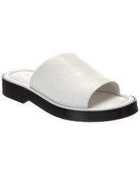 Ferragamo Giunone Leather Sandal White