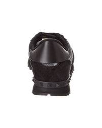 Valentino Rockrunner Knit & Suede Sneaker