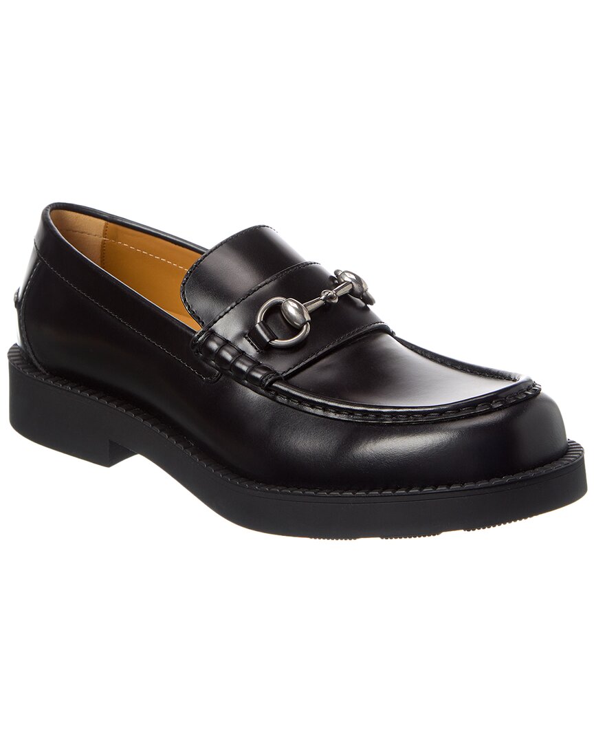Gucci Horsebit Leather Loafer Black