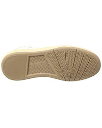 Lanvin Tennis Leather & Mesh High-Top Sneaker