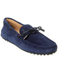 Tod’S Gommino Suede Loafer Blue