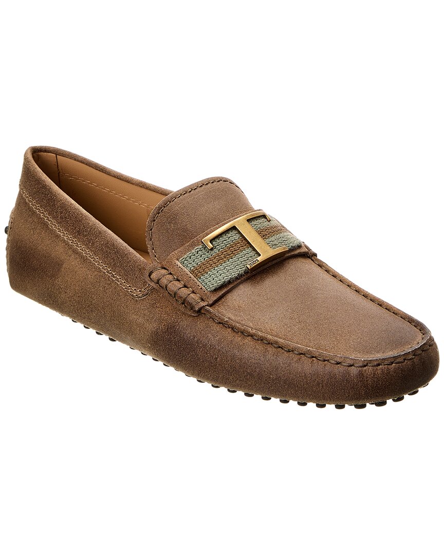 Tods Leather Loafer Brown