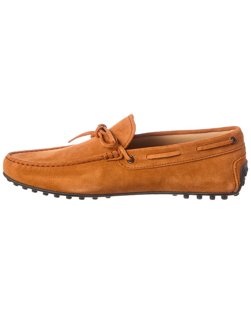 Tods Laccetto City Gommino Suede Loafer