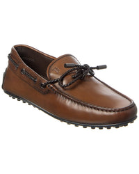 Tod’S Gommino Leather Loafer Brown Multi