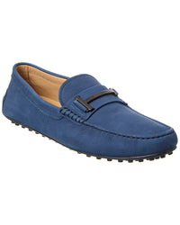 Tod’S Gommino Leather Loafer Blue