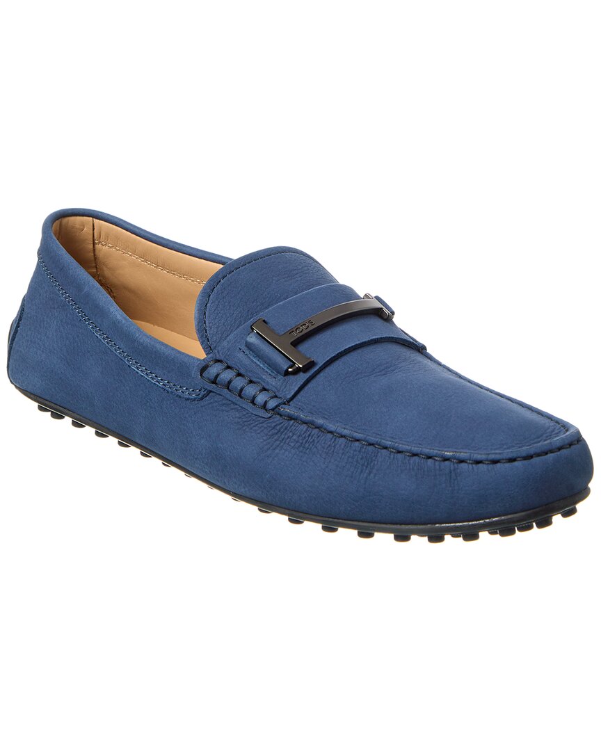 Tod’S Gommino Leather Loafer Blue